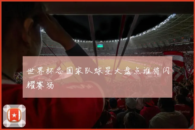 世界杯各国家队球星大盘点谁将闪耀赛场